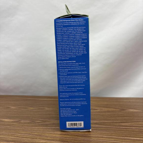 Maytag  Whirlpool UKF8001  4396395 EDR4RXD1 GV Replacement Fridge Filter 2-Pack - Picture 2 of 5